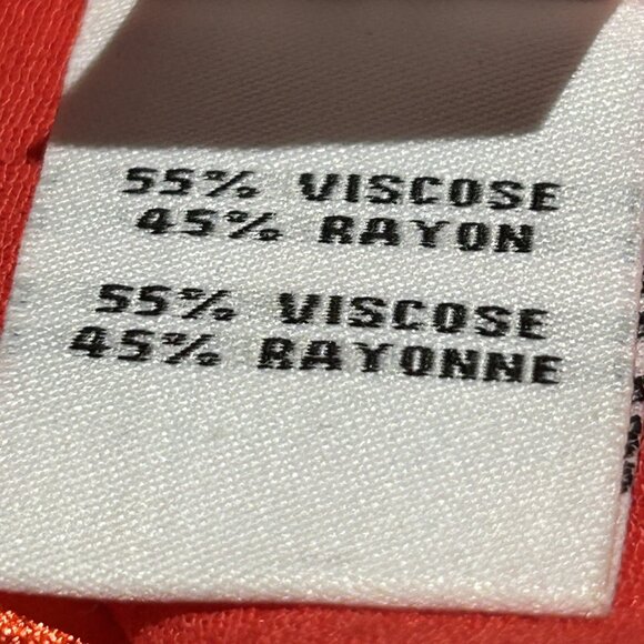 Diane von Furstenberg Red Oversized Poet Blouse - Size 2 - Picture 6 of 7